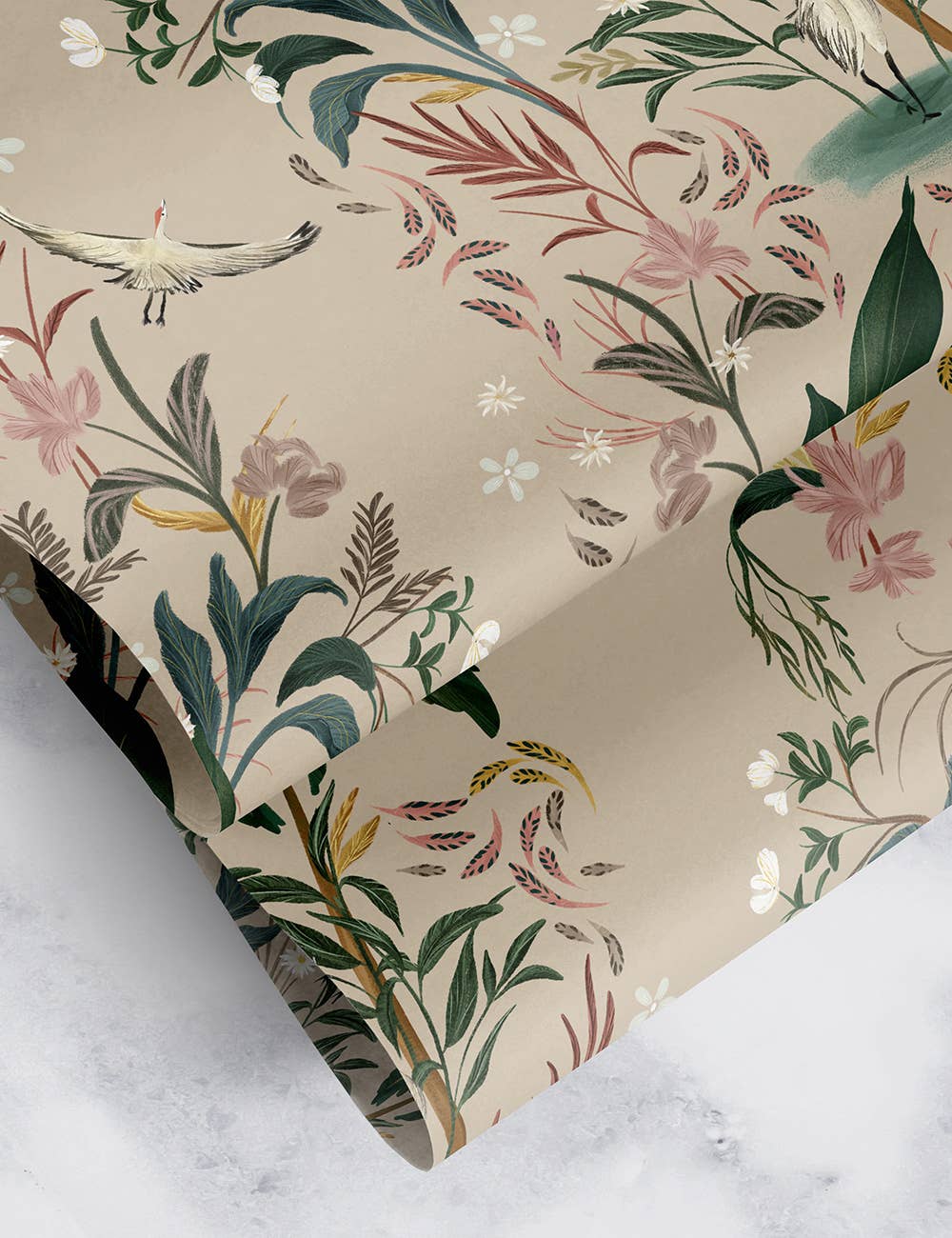 4pk Tissue Paper - Herons