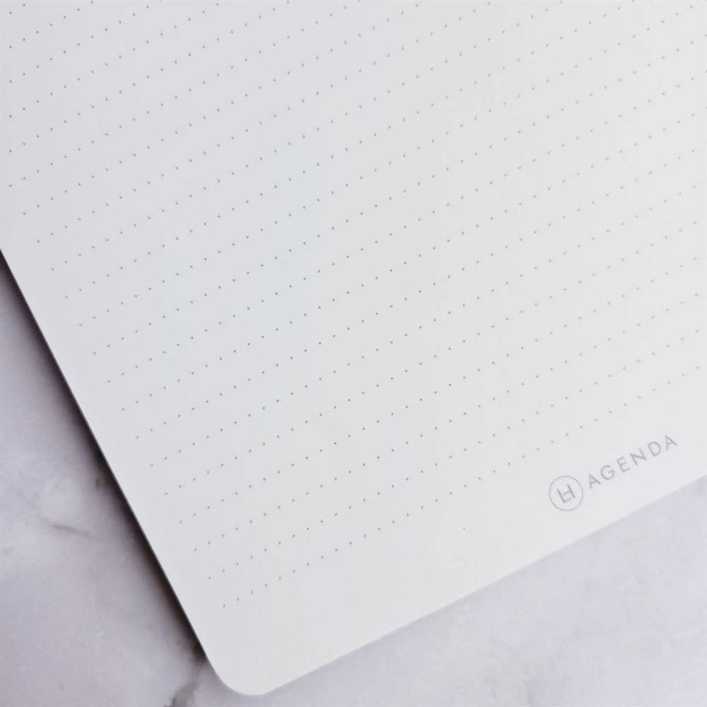 LH Agenda Notepad - Black (Dot-lined) - Persistence