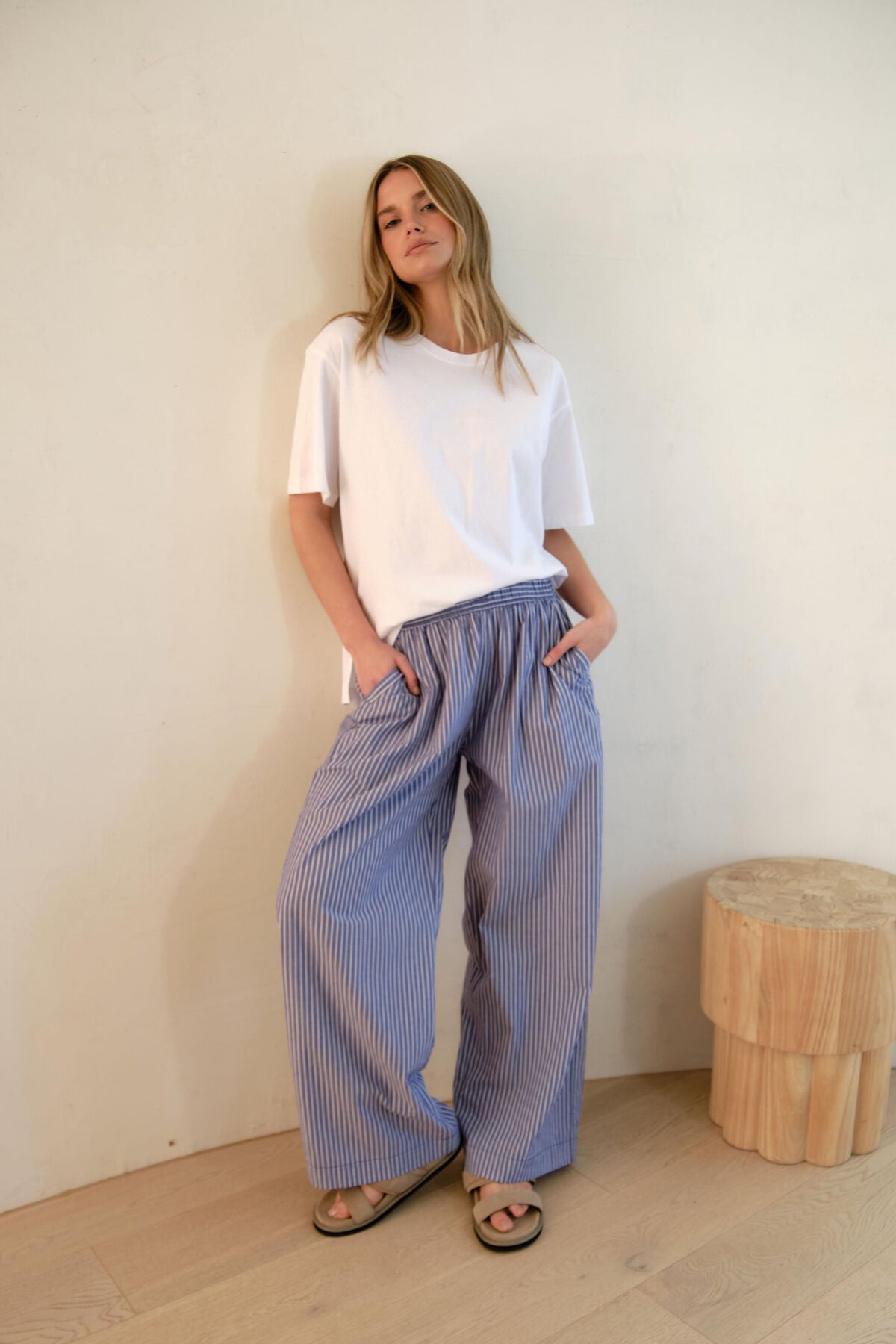 Stevie Slouchy Tee - White