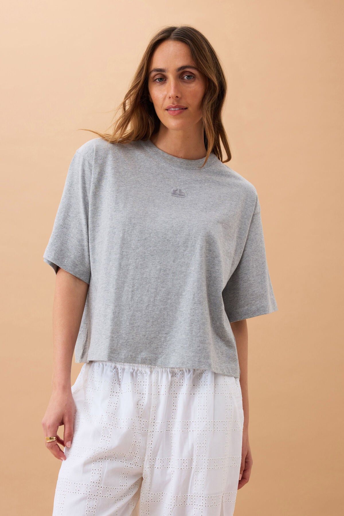 Phoebe Premium Tee - Grey - Ceres Life