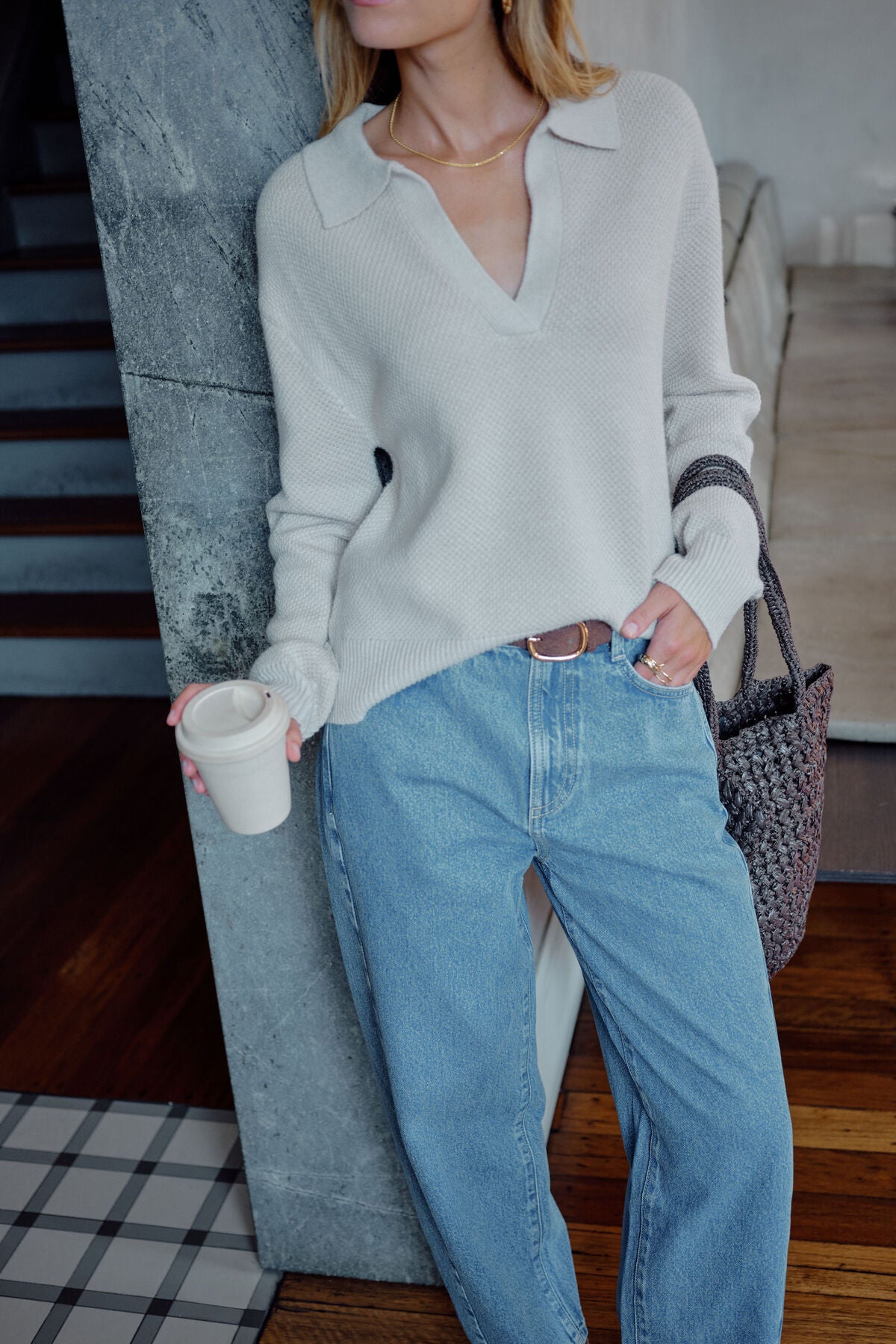 Kira Collared Knit