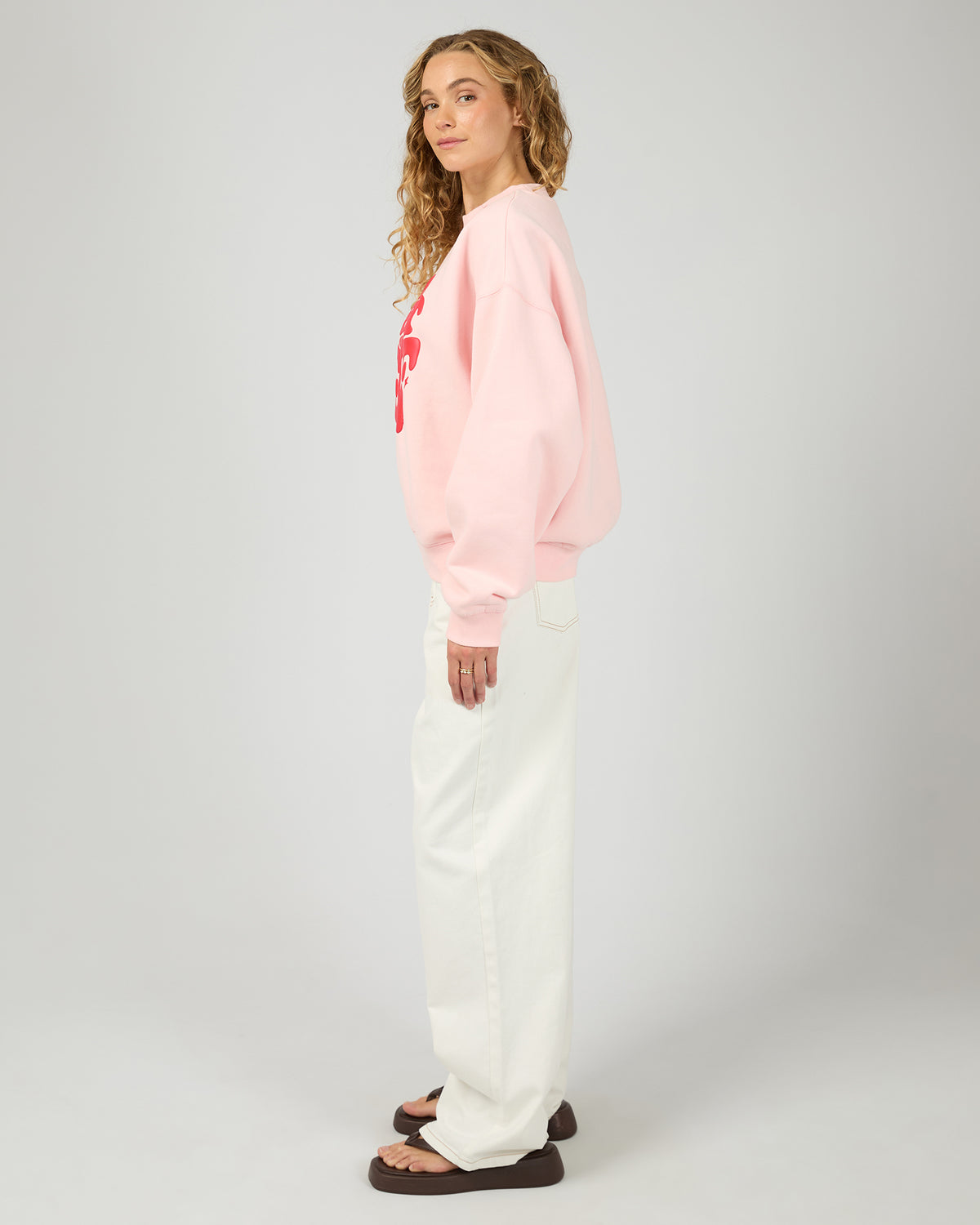 Retro Box Crew Pink