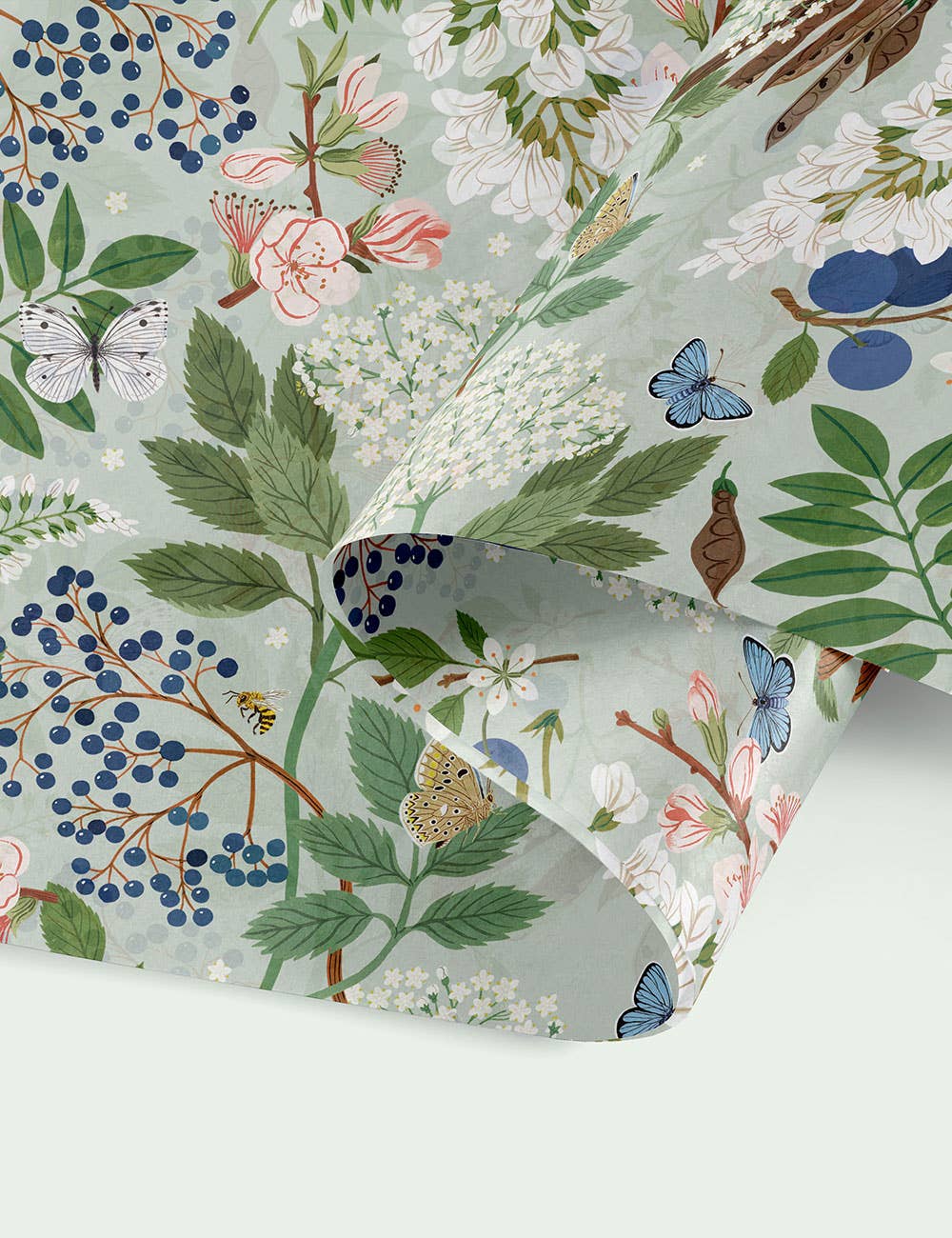 4pk Tissue Paper - Sparrows