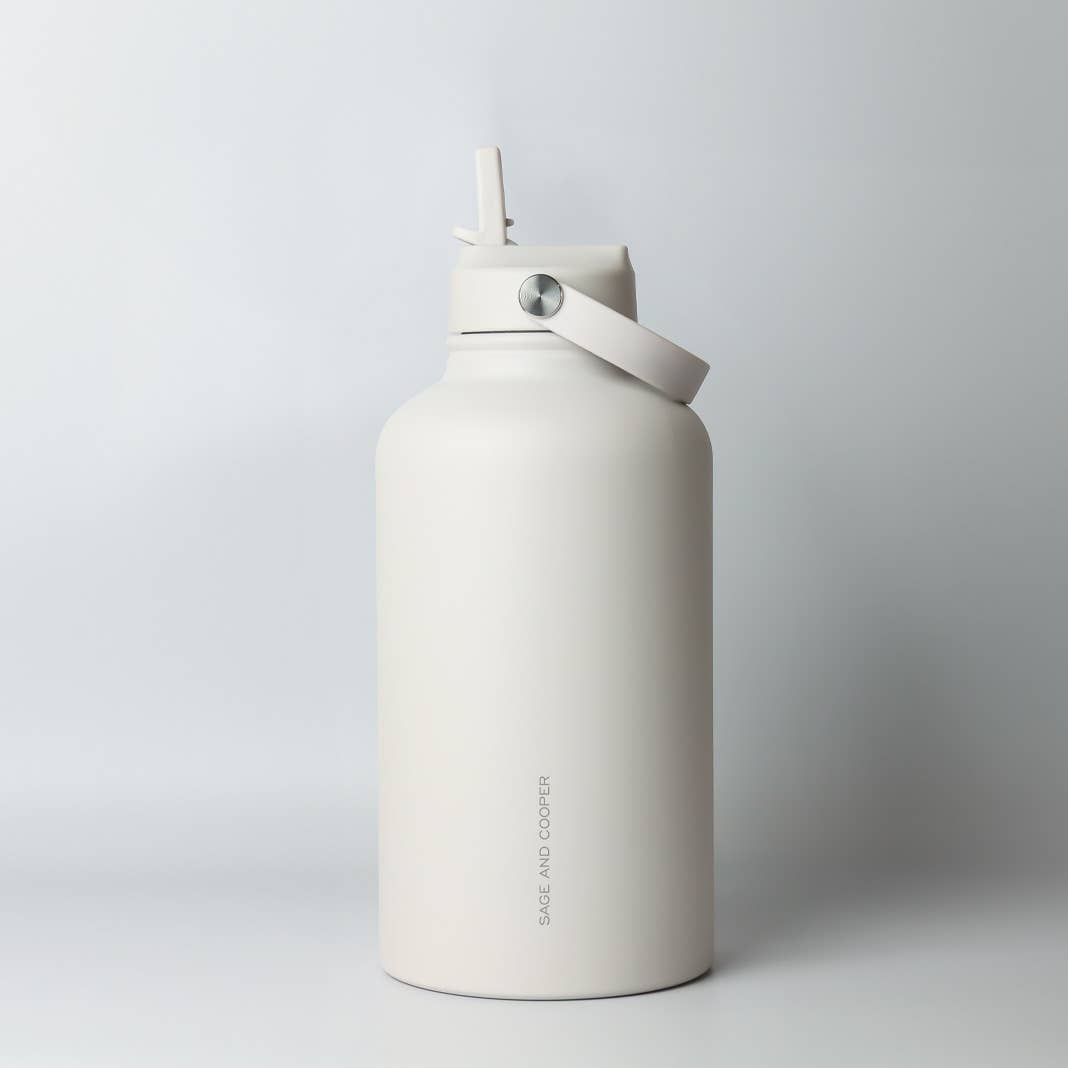 The Sage & Cooper Insulated Drink Bottle: Olive / 1 Litre