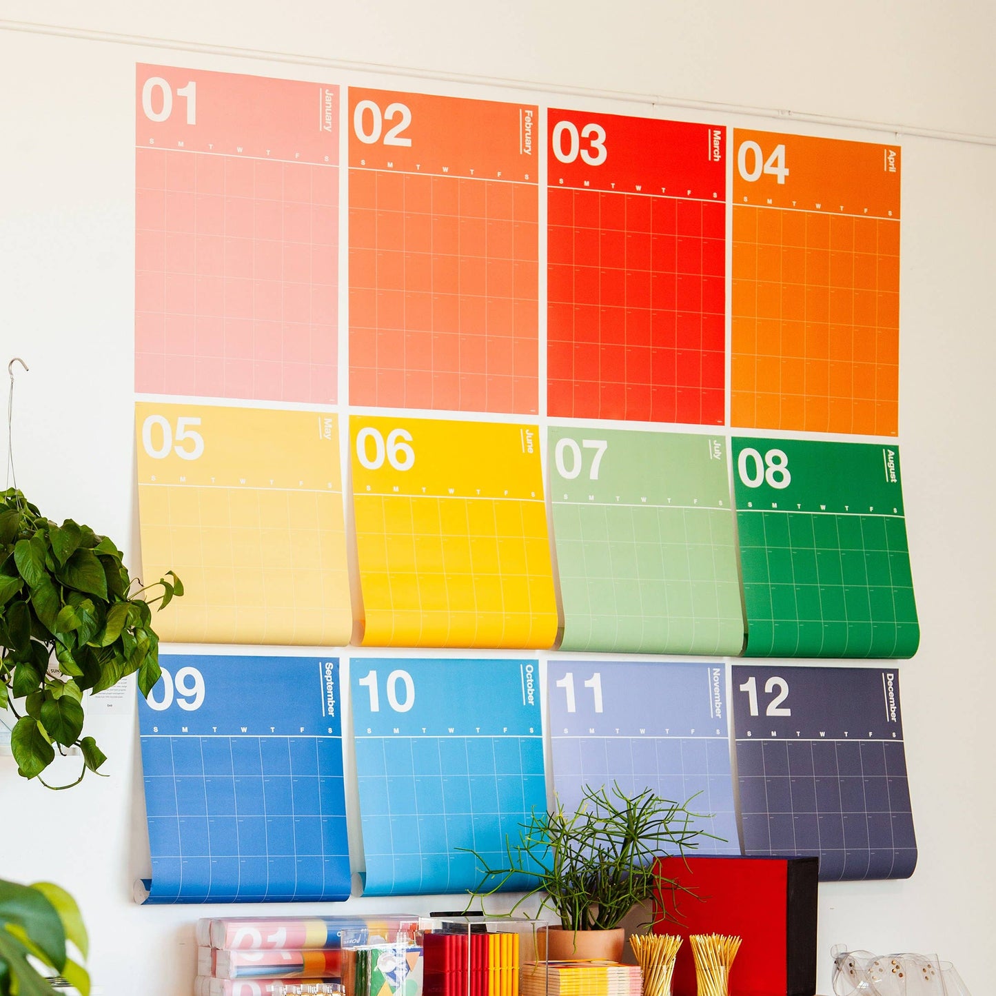 Spectrum Wall Planner in Vibrant