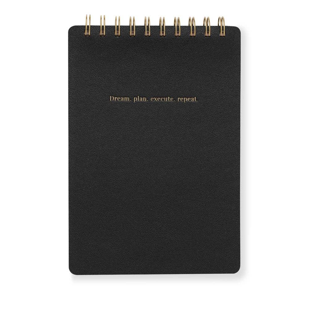 LH Agenda Notepad - Black (Dot-lined) - Persistence