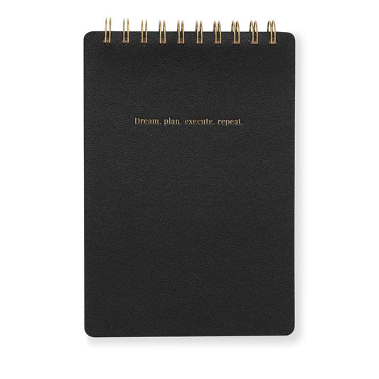 LH Agenda Notepad - Black (Dot-lined) - Persistence