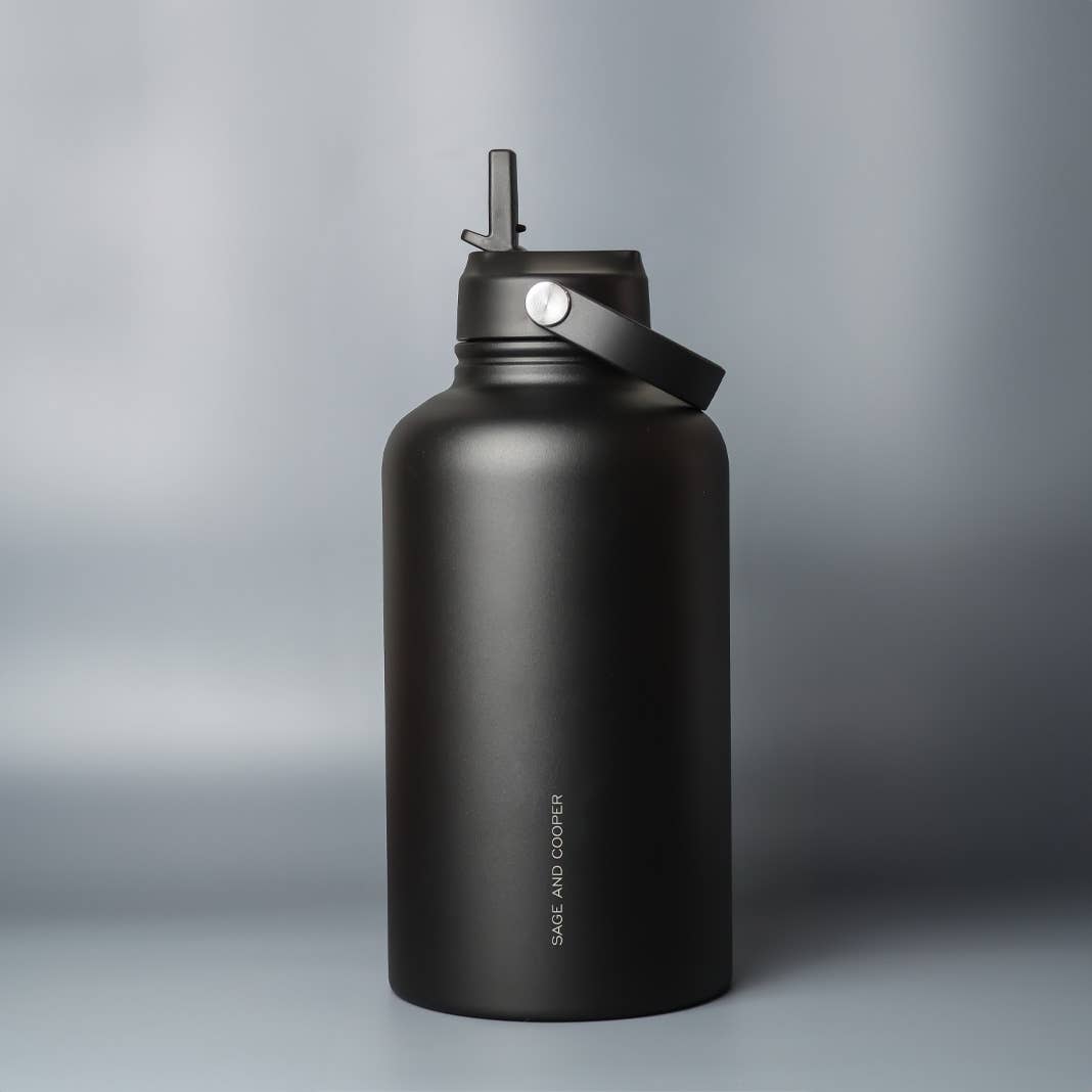 The Sage & Cooper Insulated Drink Bottle: Olive / 1 Litre