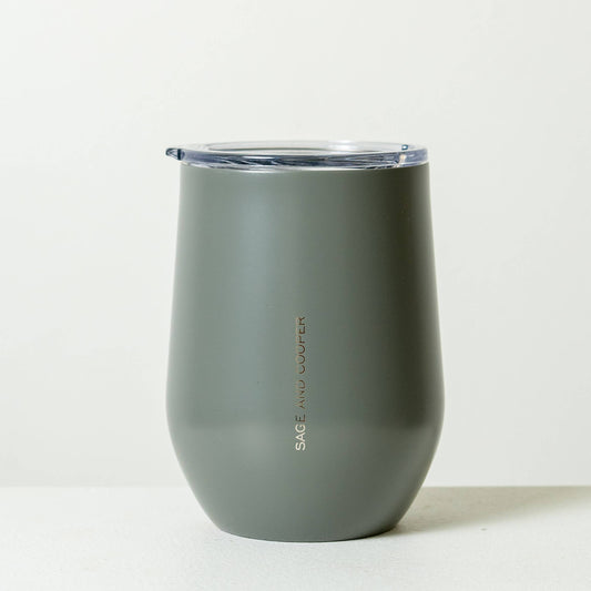 Zen 350ml Stainless Steel Insulated Mug: Grey