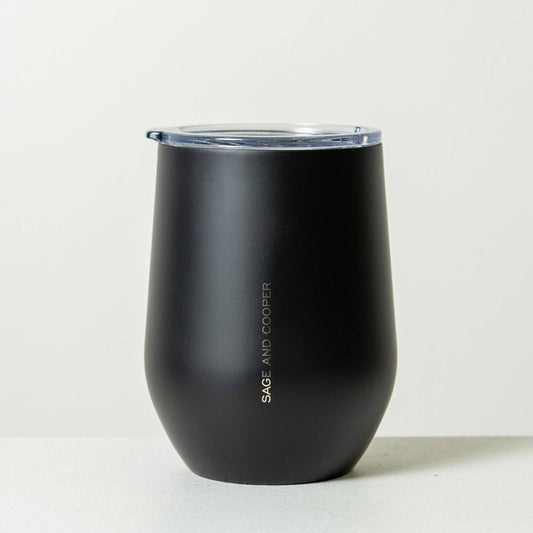 Zen 350ml Stainless Steel Insulated Mug: Onyx