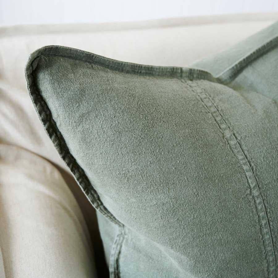 Luca® Linen Cushion Cover Khaki 40x60cm