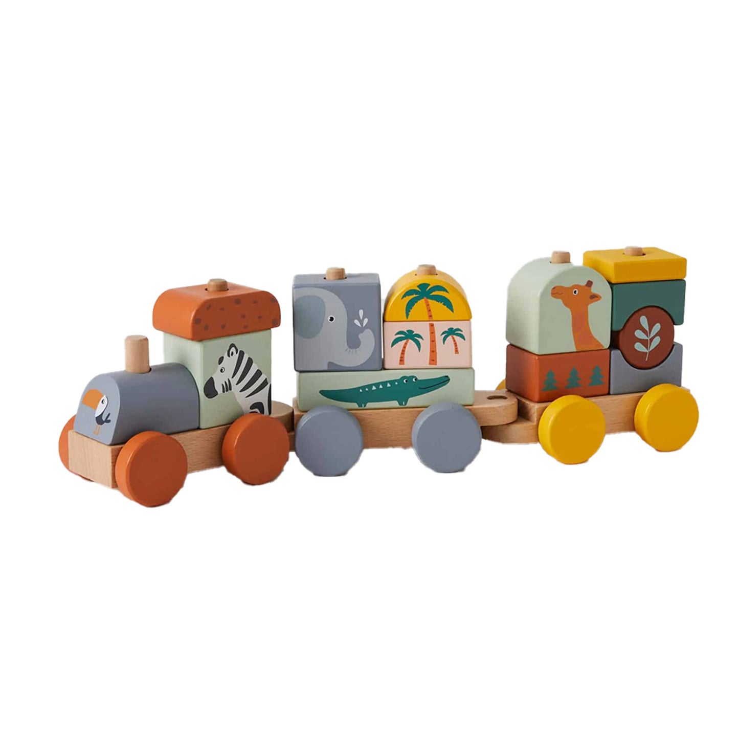 Animal train set
