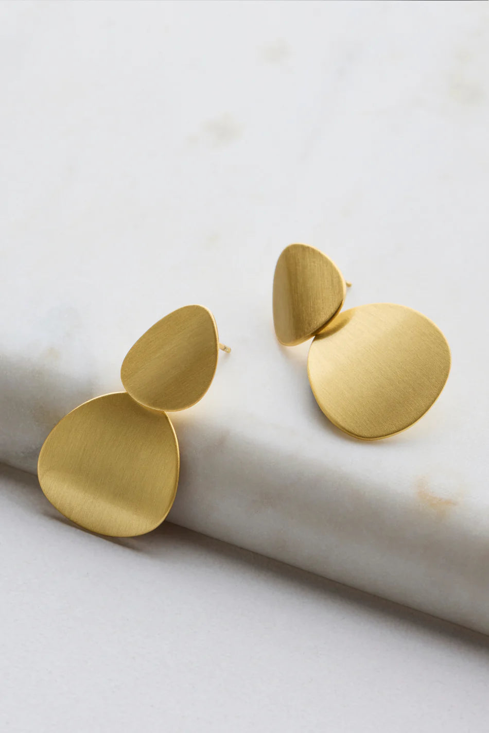 Zafino Frankie Brushed Earring - Gold