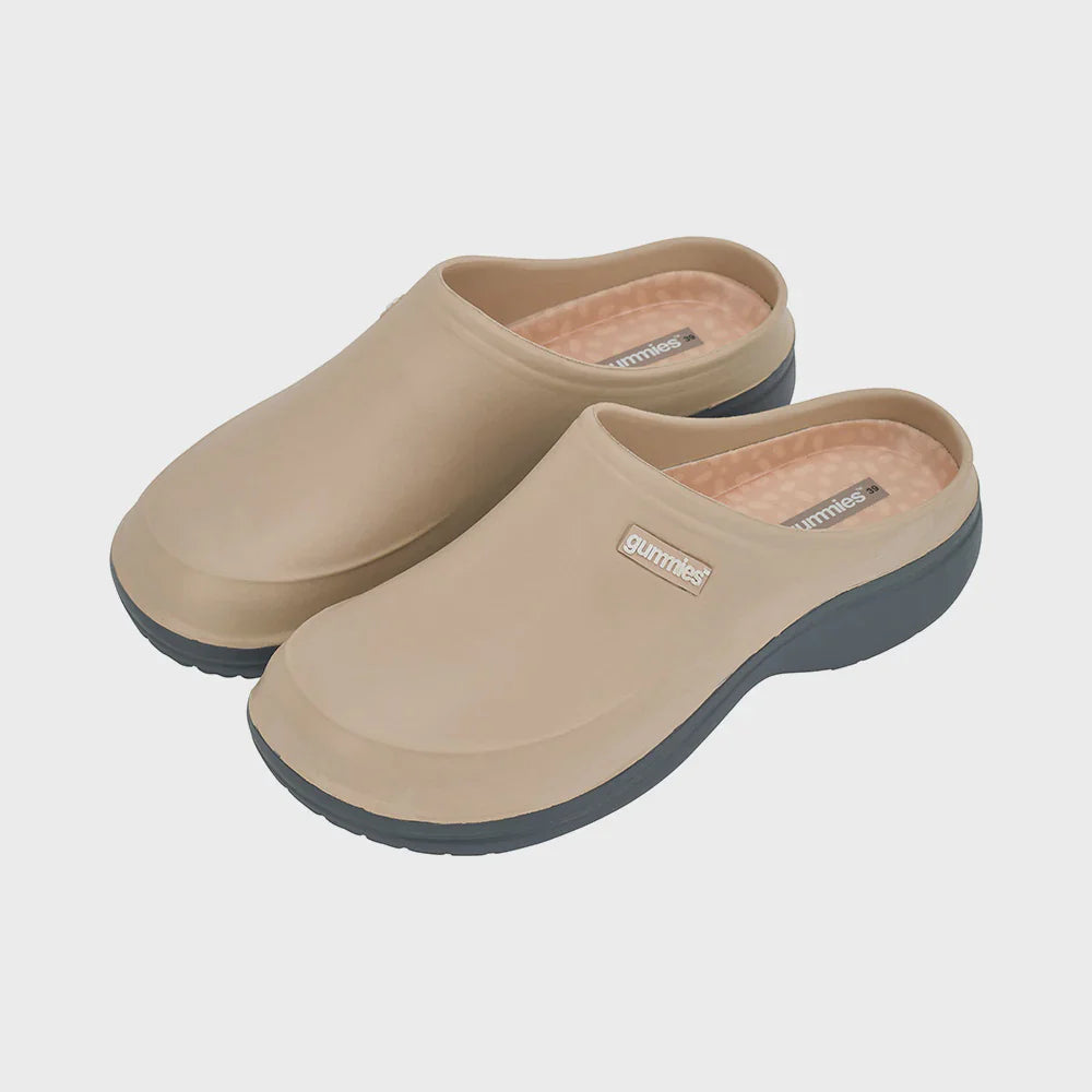 Gummies - Memory Foam Clogs - Taupe, Cheetah Spot Pink, Sage and Navy