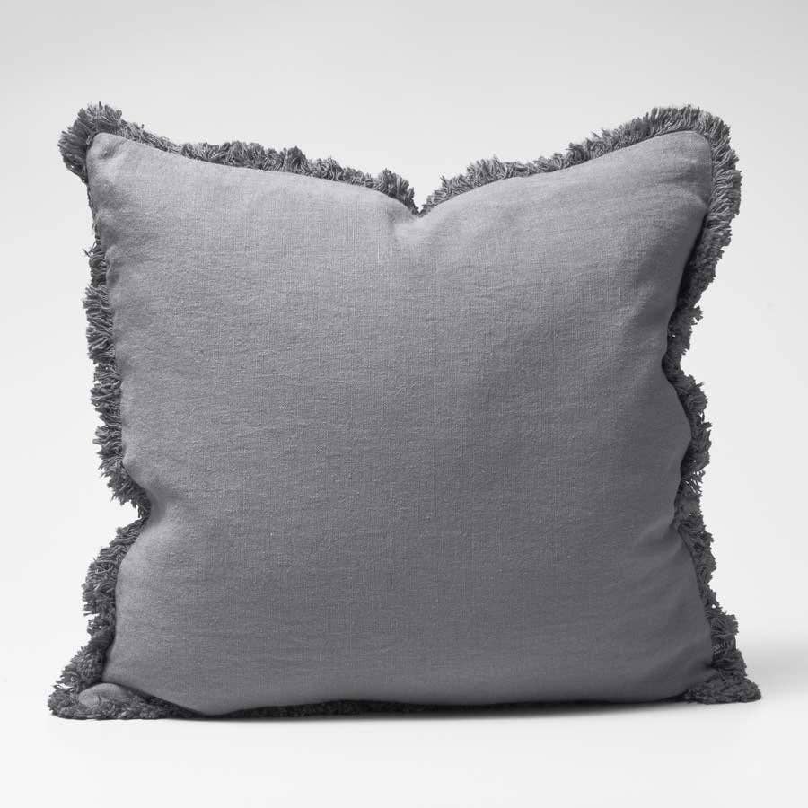 Luca® Boho Linen Cushion Slate 40x60cm