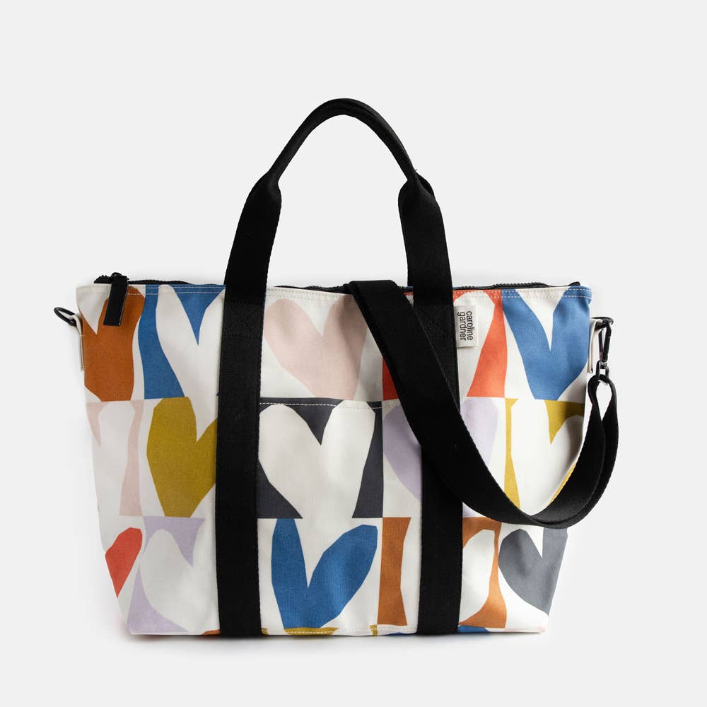 Multi Checkmate Heart Weekend Bag