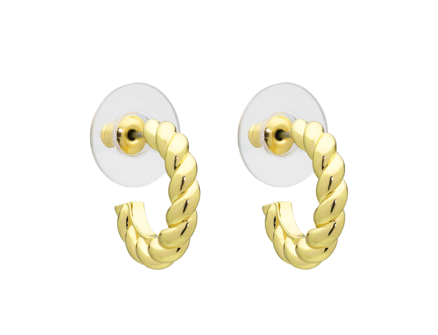Sandy Gold Hoop Earring