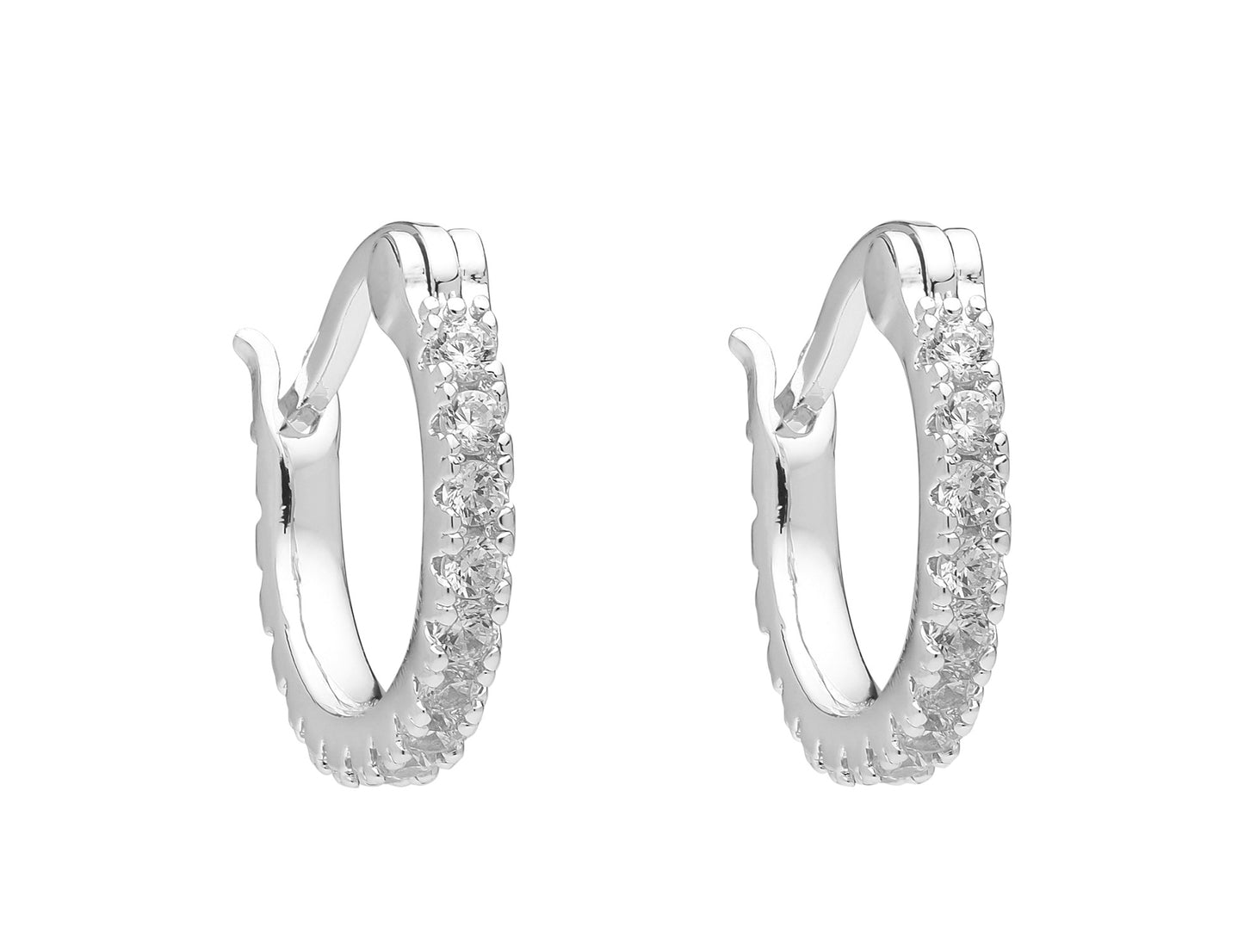 Piccola Dolce Silver Huggie