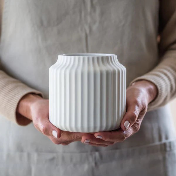 Amity Pot h12cm white