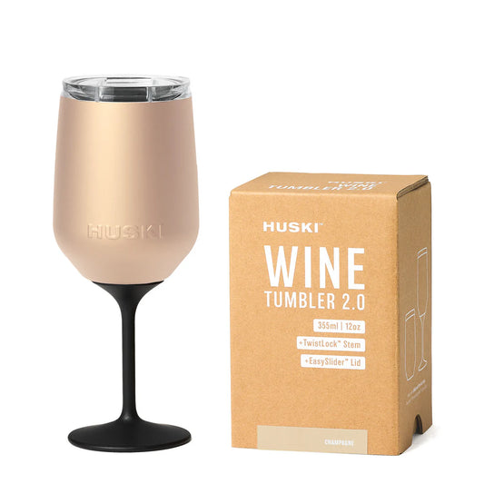Huski Wine Tumbler 2.0 - Champagne colour