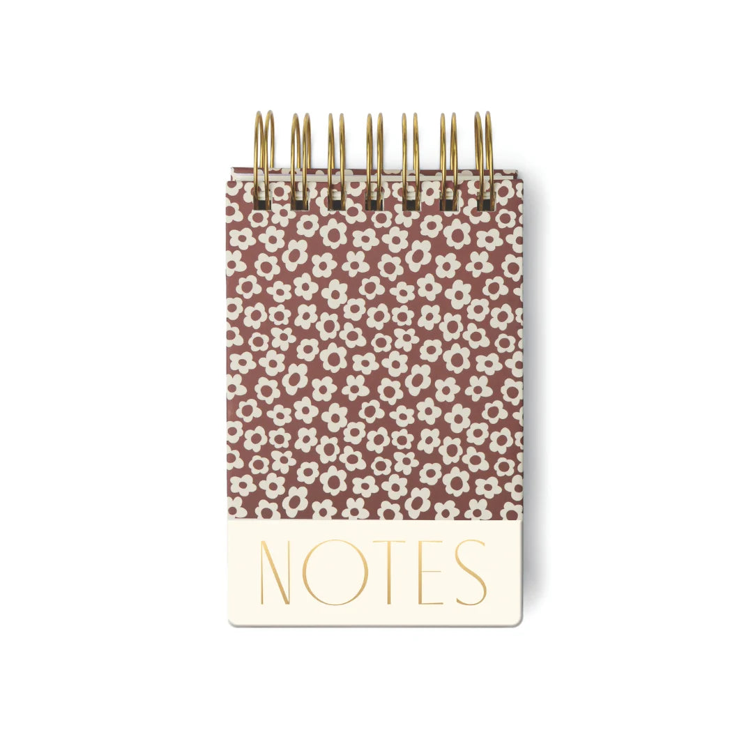 Burgundy Floral ChunkyNotepad
