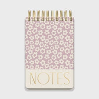 Large Chunky Notepad - Lilac Groovy Floral