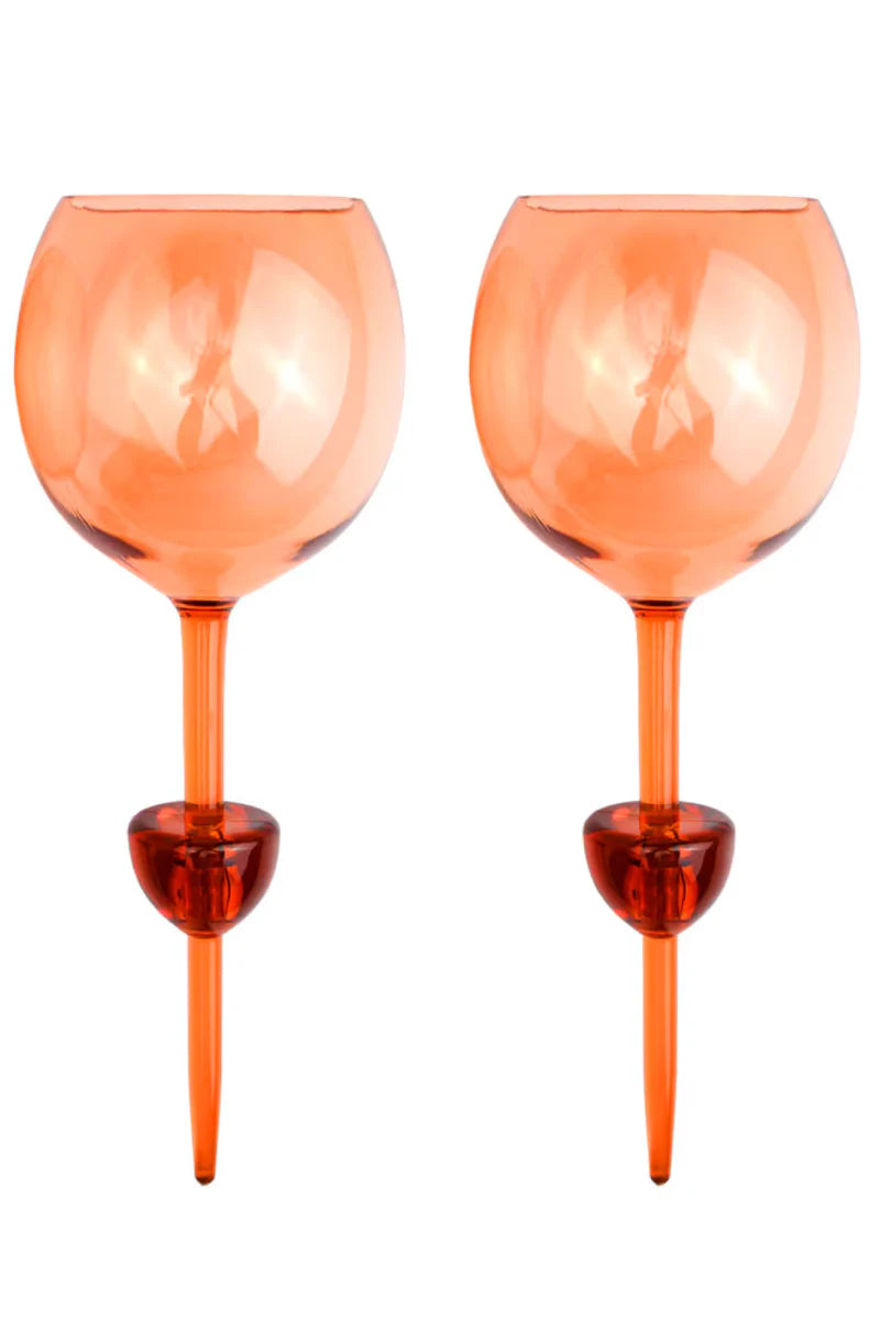 Here's How Bodie Riviera Glass Set (Lilac and Orange)