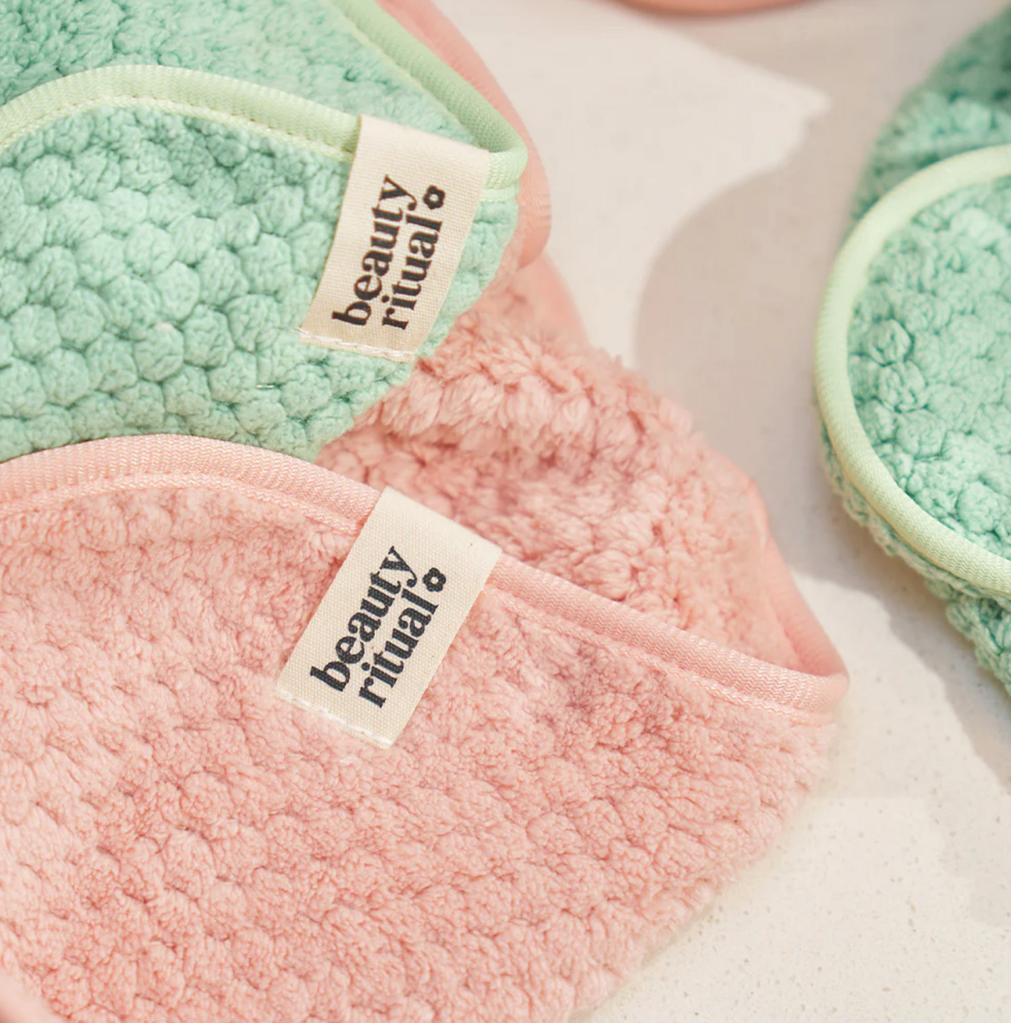 Beauty Ritual - Luxury Waffle Wash Set 3pc - Pink