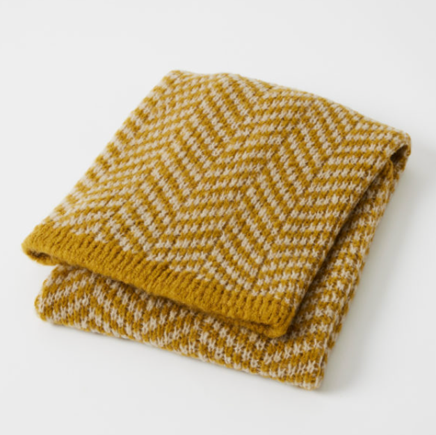 Sienna Wool Blend Baby Blank Mustard