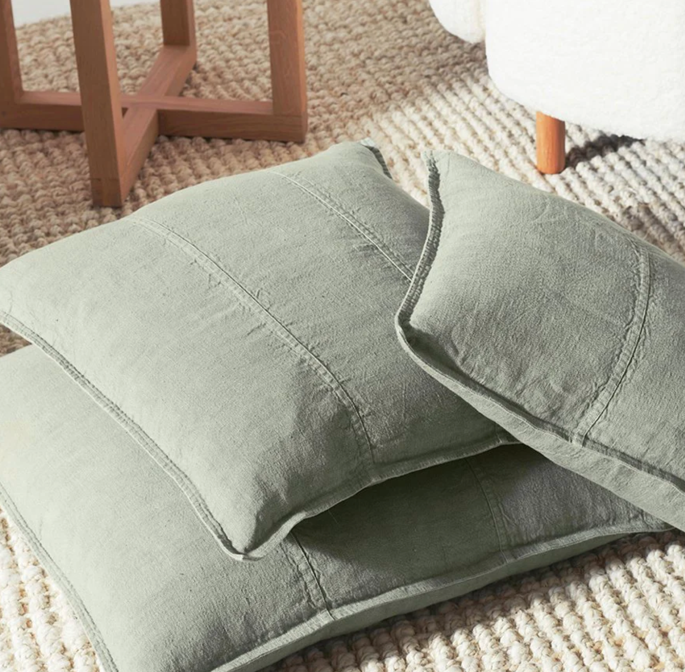 Luca® Linen Cushion Pistachio 50x50cm