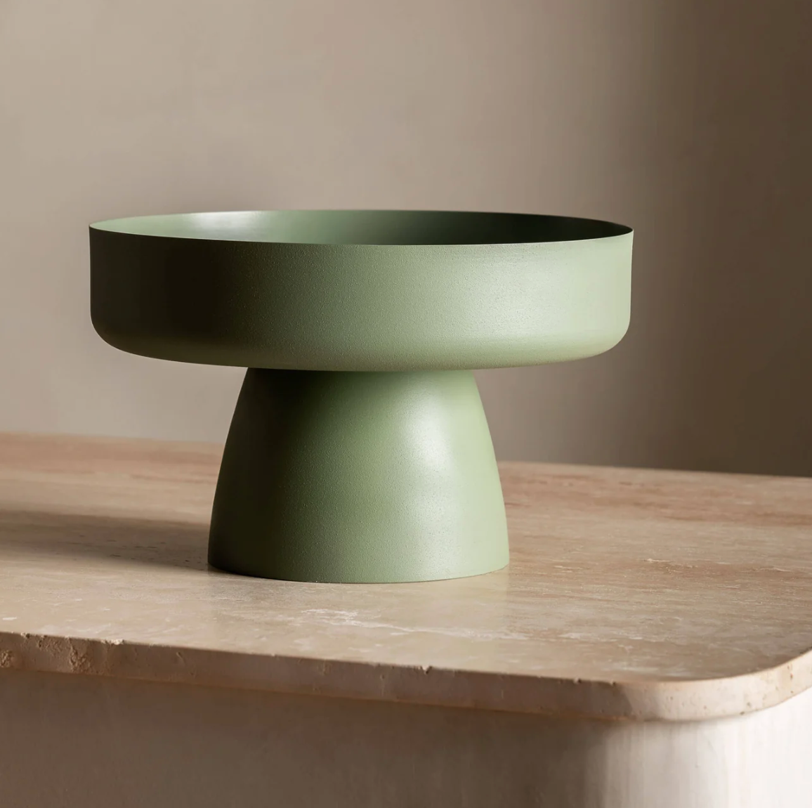 Mona Pedestal (Chalk, Black, Olive & Latte)