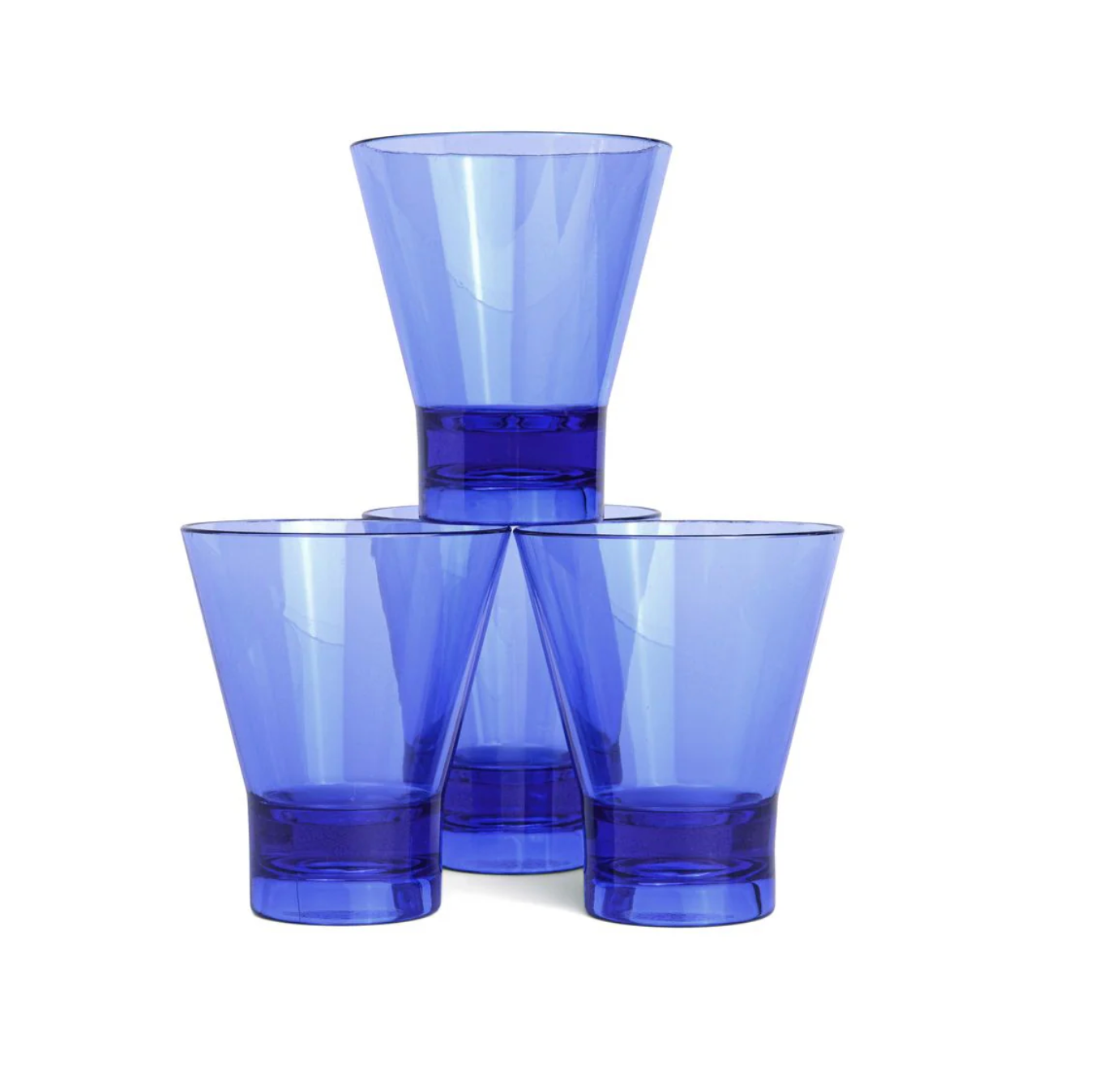 Here's How Gilda Tumbler Set of 4 (Cobalt, Olive, Lilac)