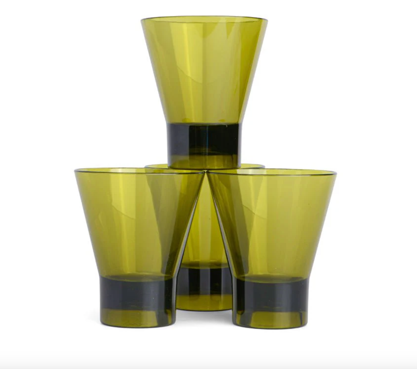 Here's How Gilda Tumbler Set of 4 (Cobalt, Olive, Lilac)