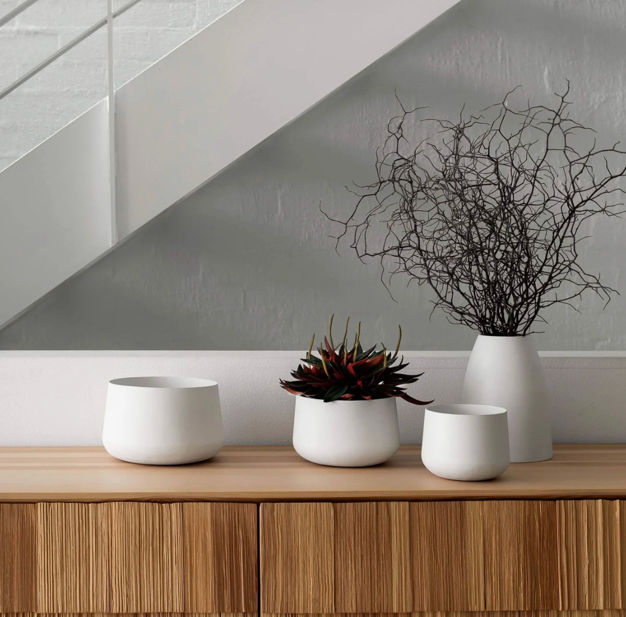 Mona Chalk Pot Trio - Chalk