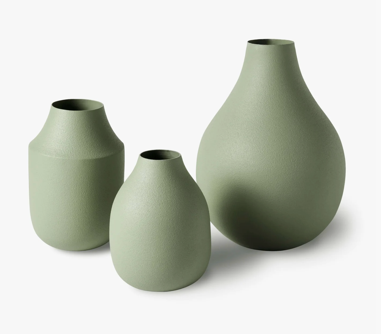 Mona Trio of Vase - Sage and Chalk