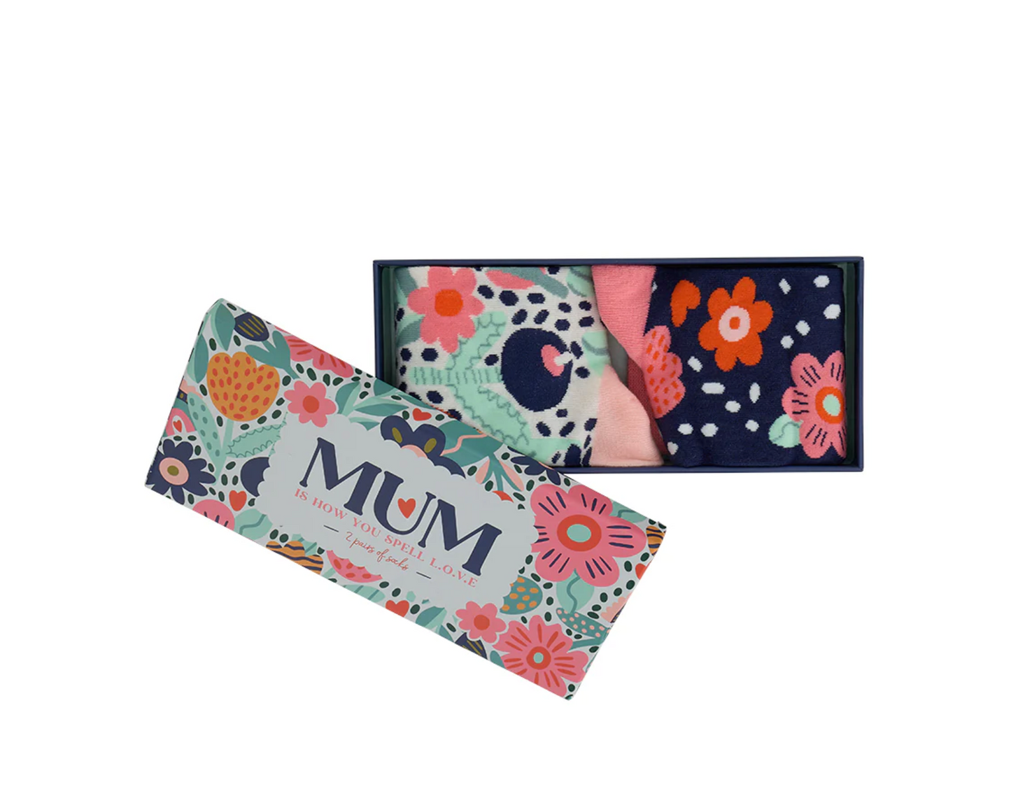 Boxed Socks - Mum Love - 2pc