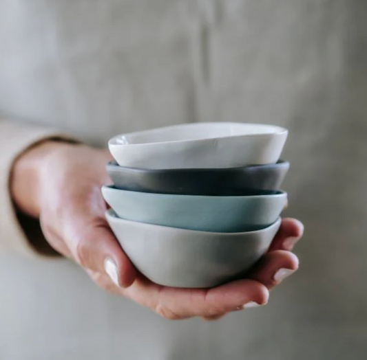Flax Pinch Pot 8cm