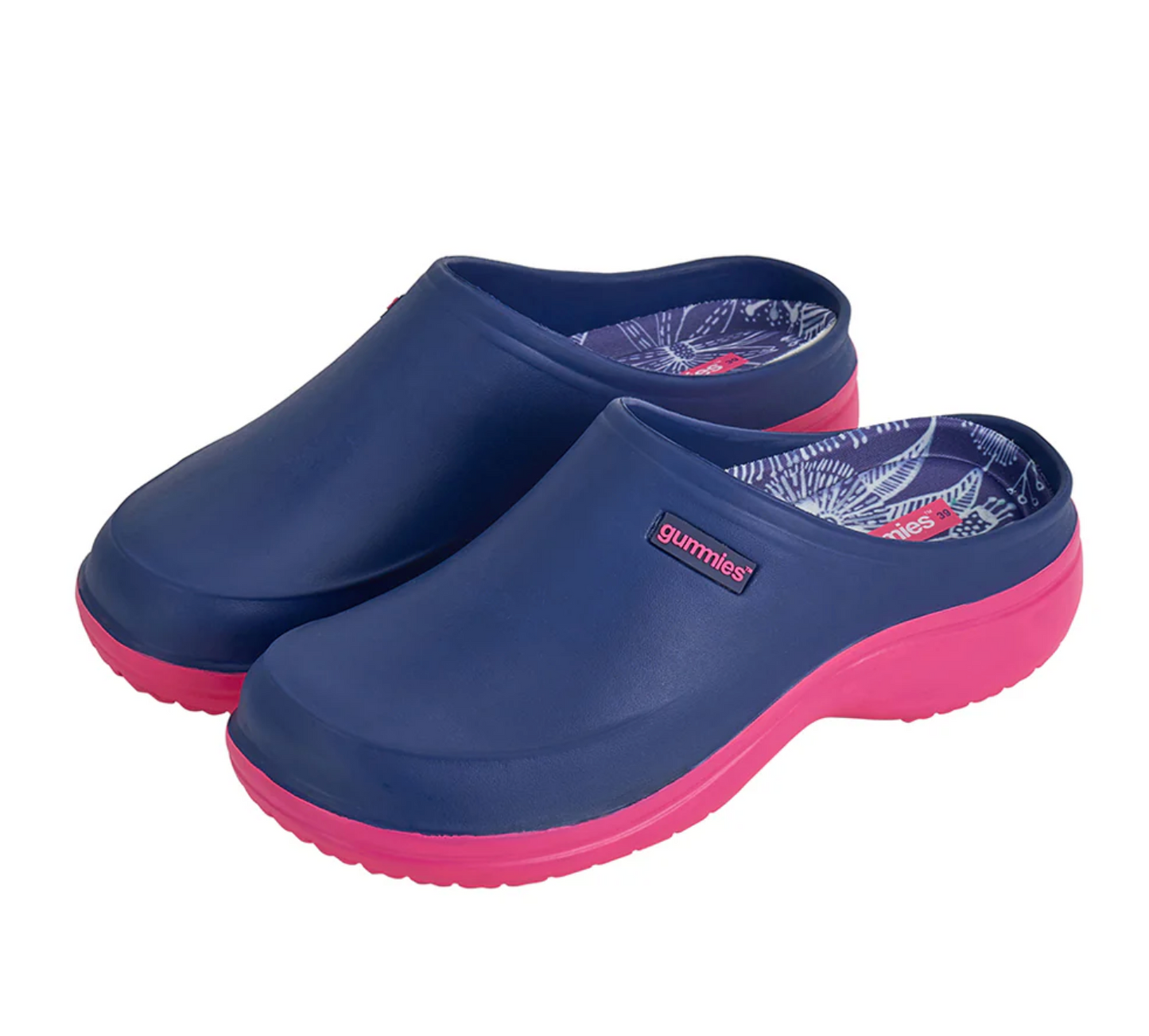 Gummies - Memory Foam Clogs - Taupe, Cheetah Spot Pink, Sage and Navy