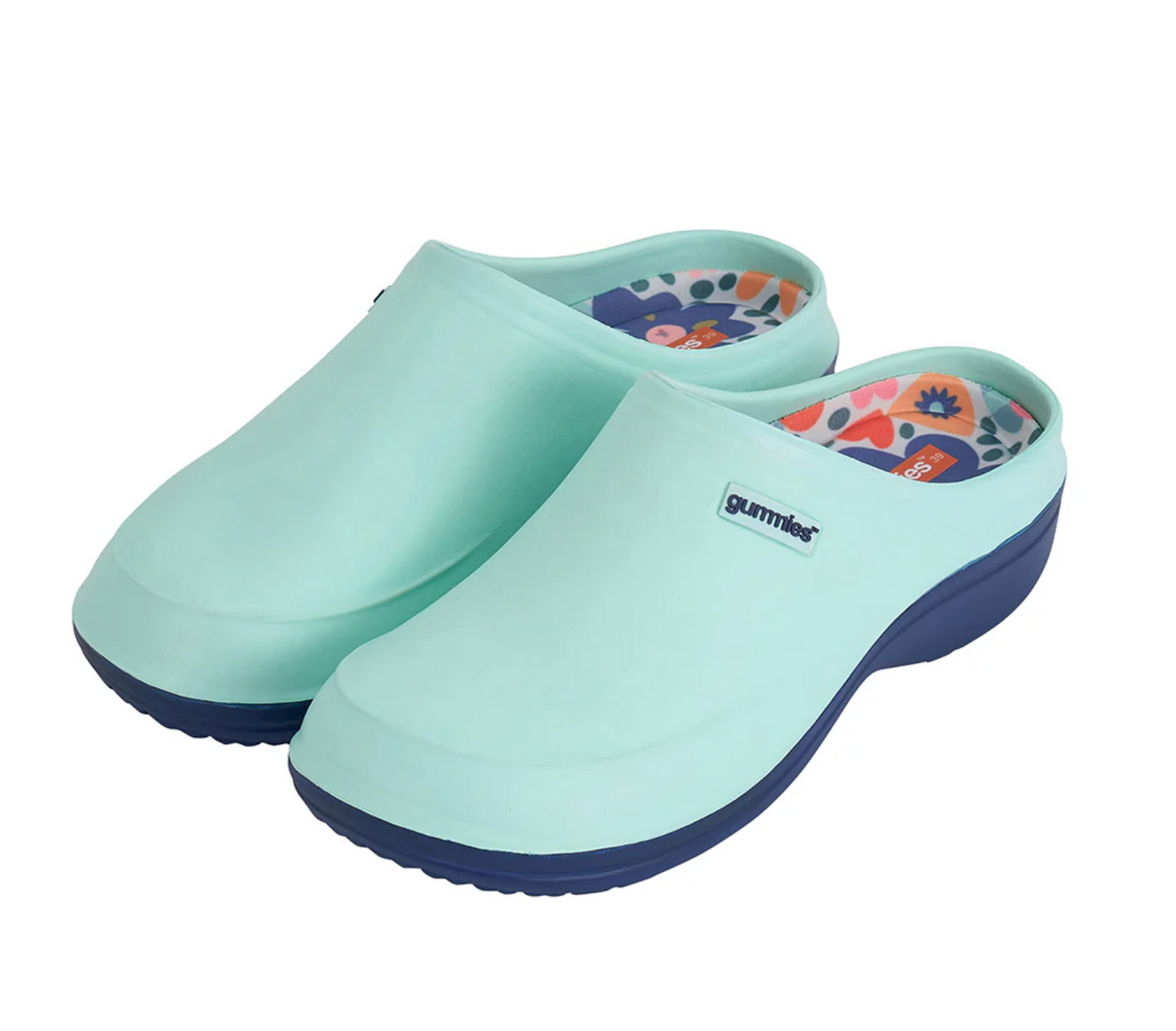 Gummies - Memory Foam Clogs - Taupe, Cheetah Spot Pink, Sage and Navy