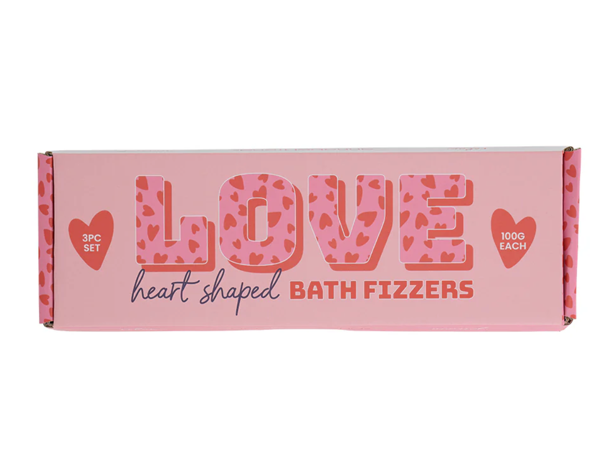 Bath Fizzers - Love Heart Set