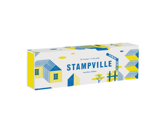 Stampville 25 stamps + 2 ink pads (multiple designs)