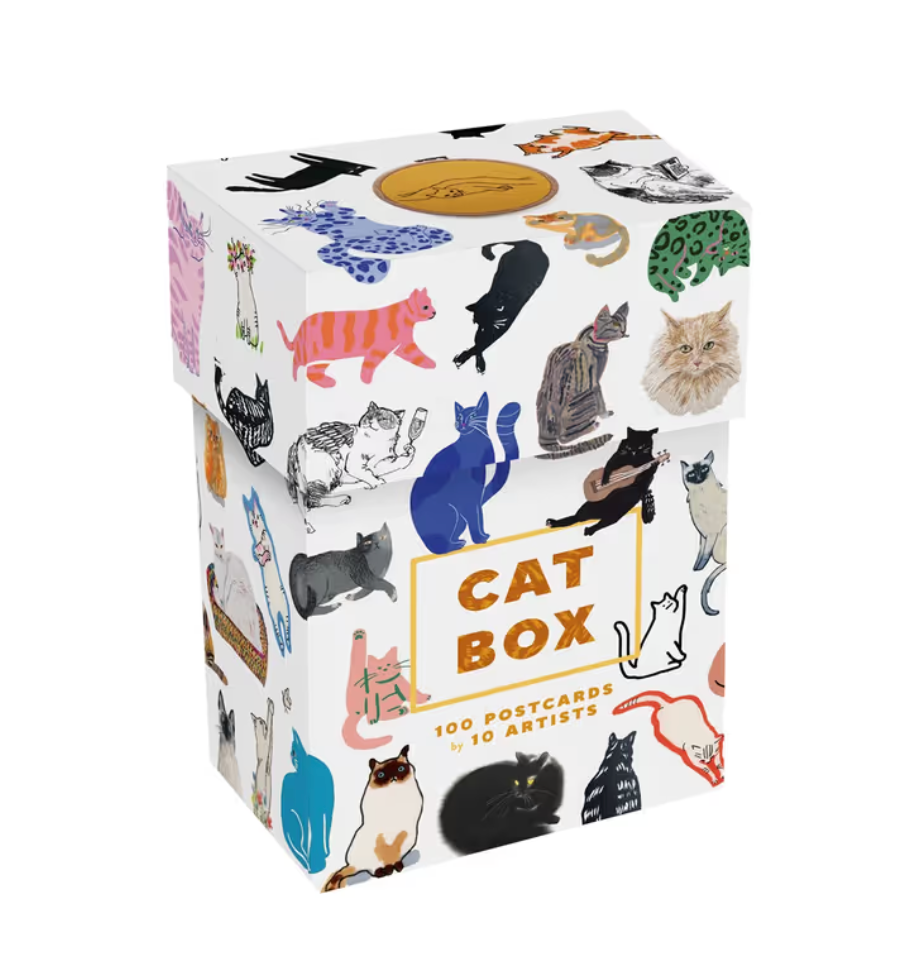 Cat Box 100 Postcards by 10 Artists