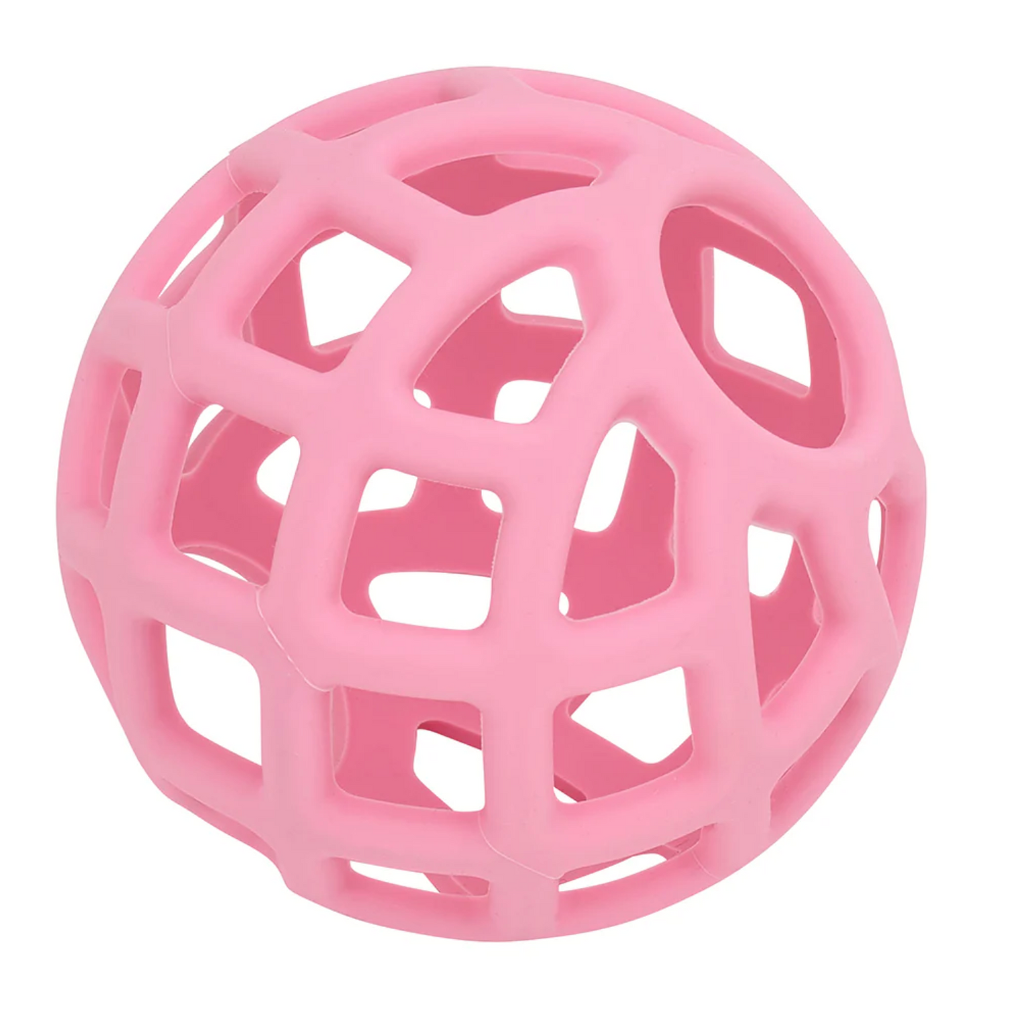 Silicone Ball Teether - Pink and Aqua