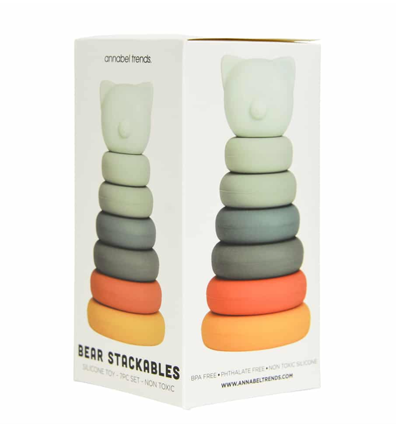 Silicone Stackable Toy - Bear