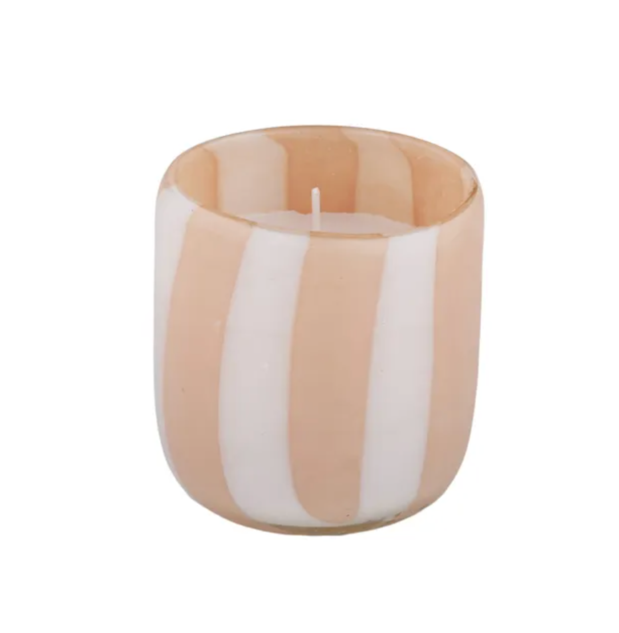 Haven 5% Glass Candle 8x8cm White/Pink