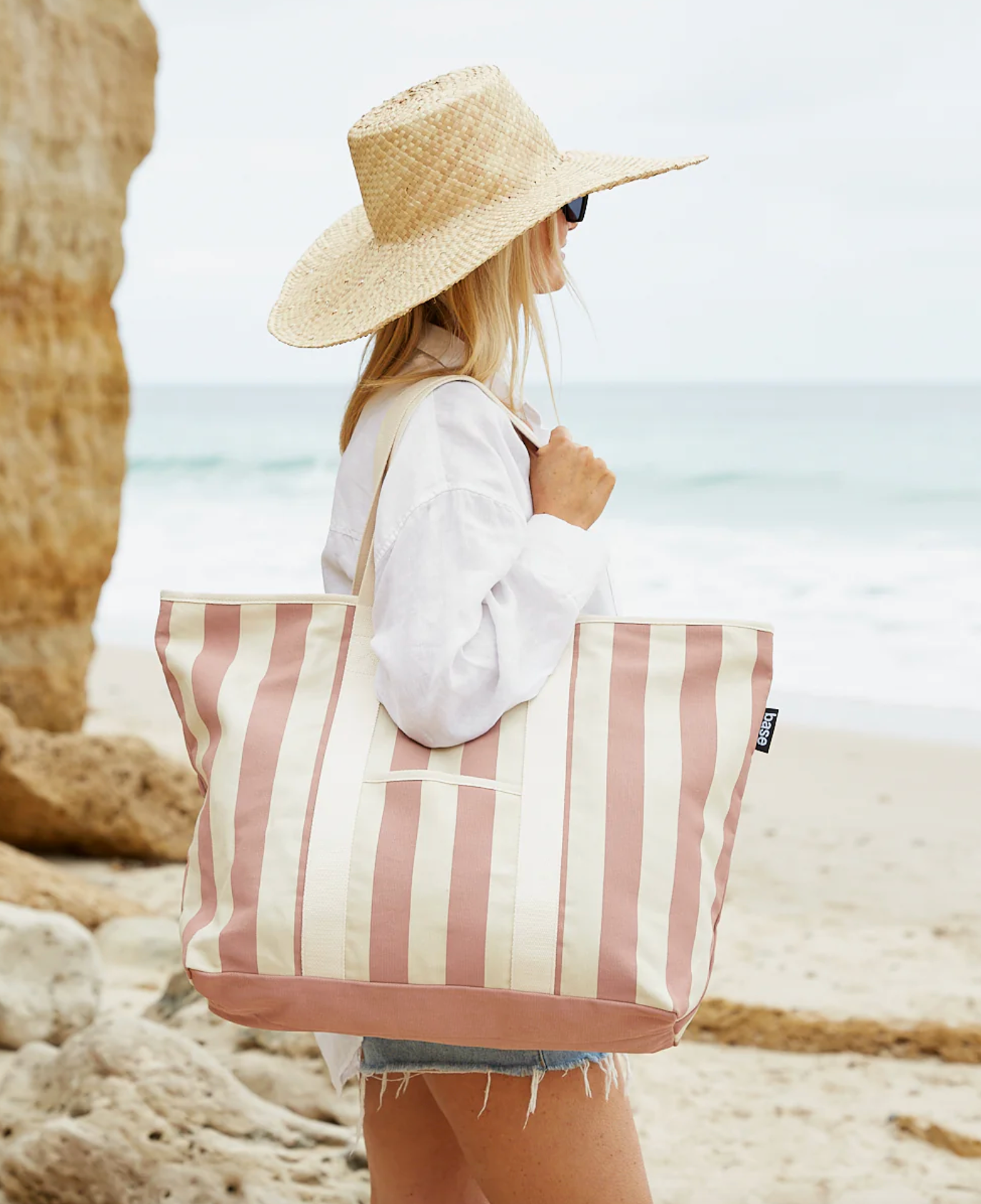 All day base - rosebud stripe