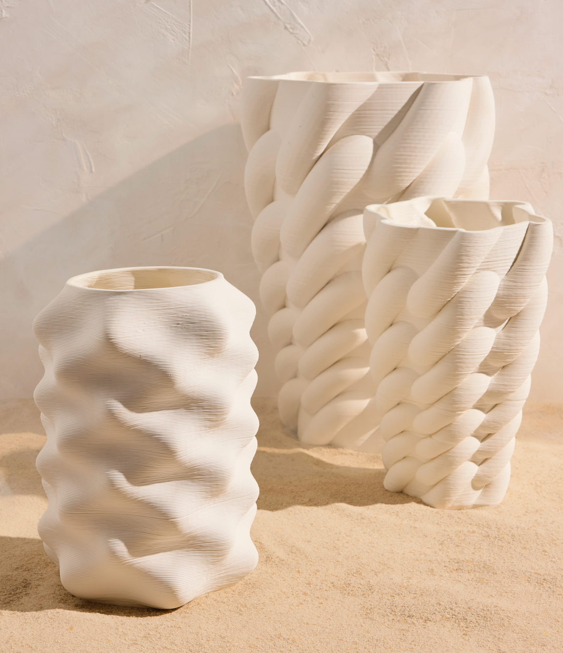 Reilly Printed Vessel white