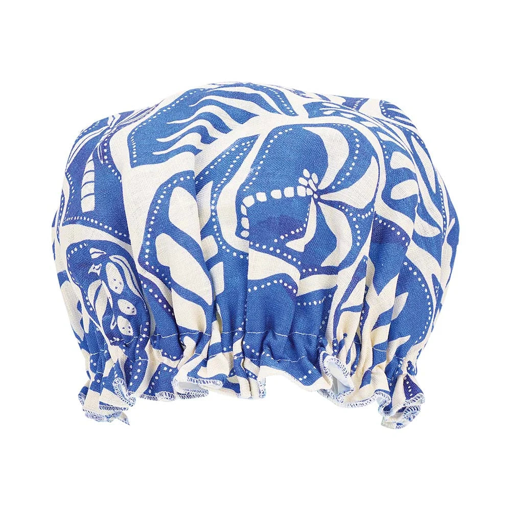 Linen cotton Shower Cap