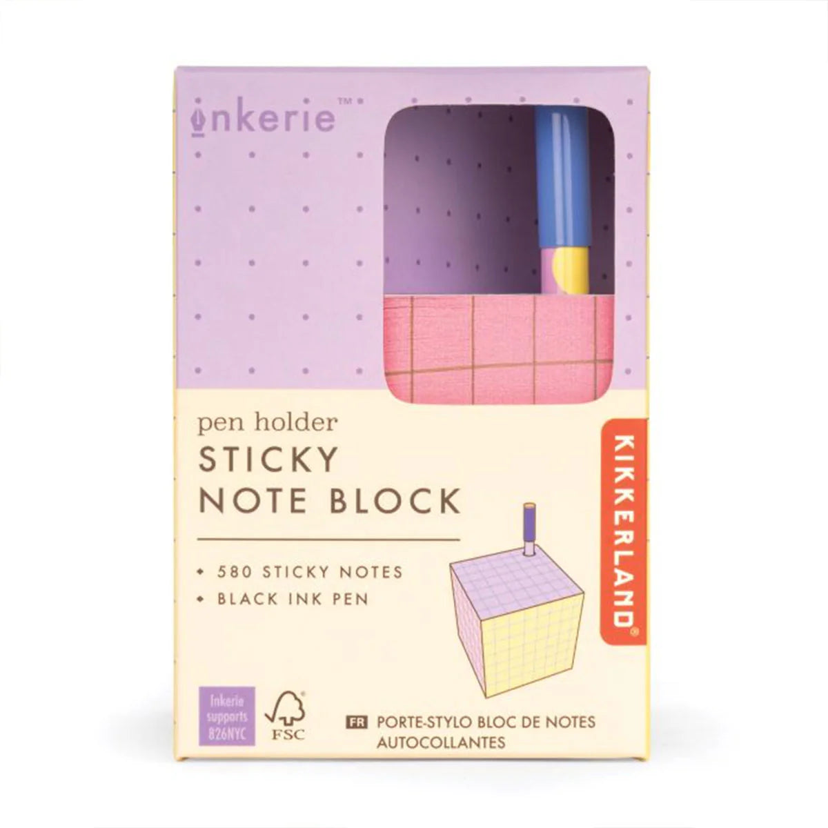 Pen Holder Sticky Note Block Inkerie