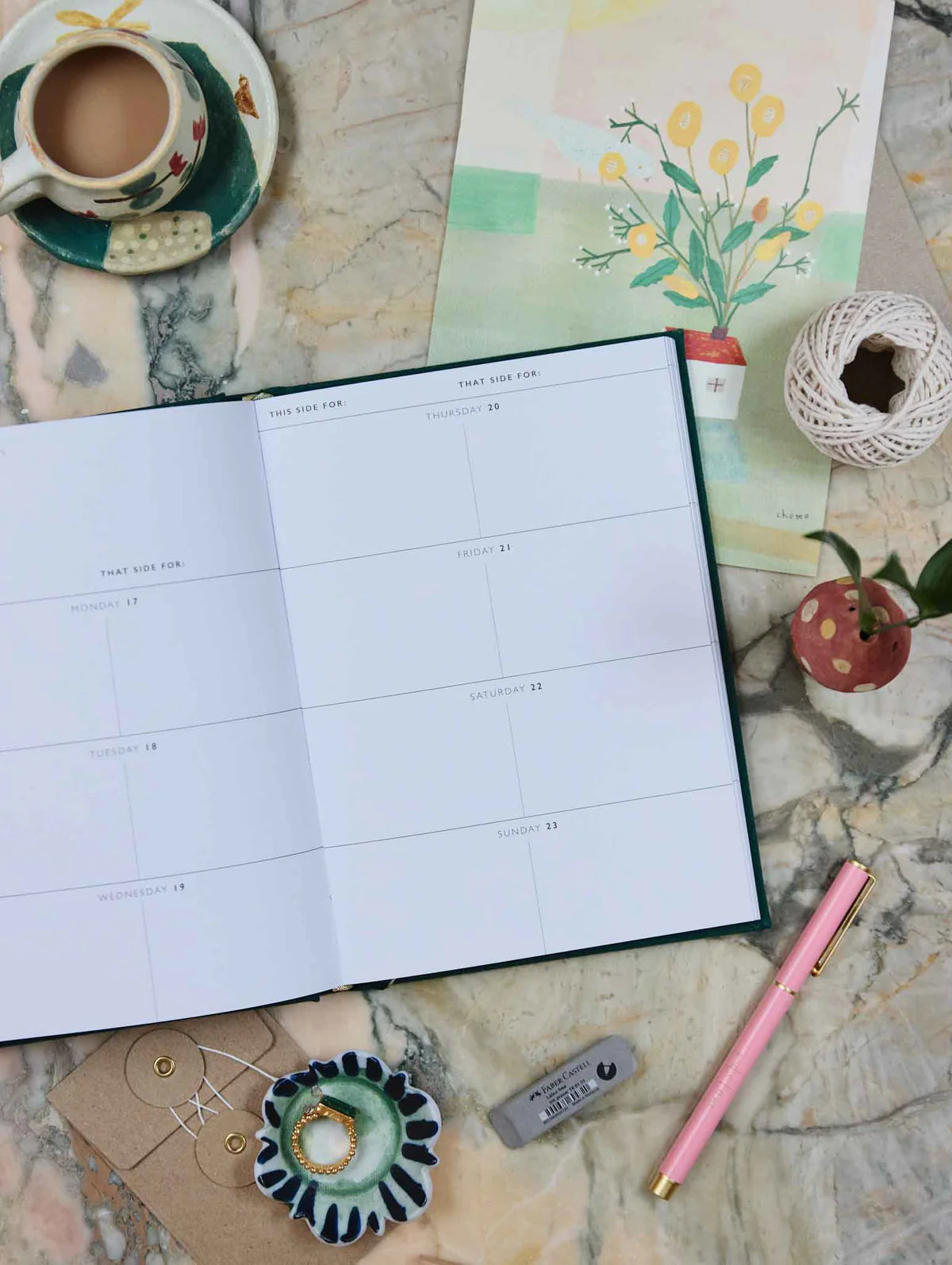 2026 Weekly Planner. Fern